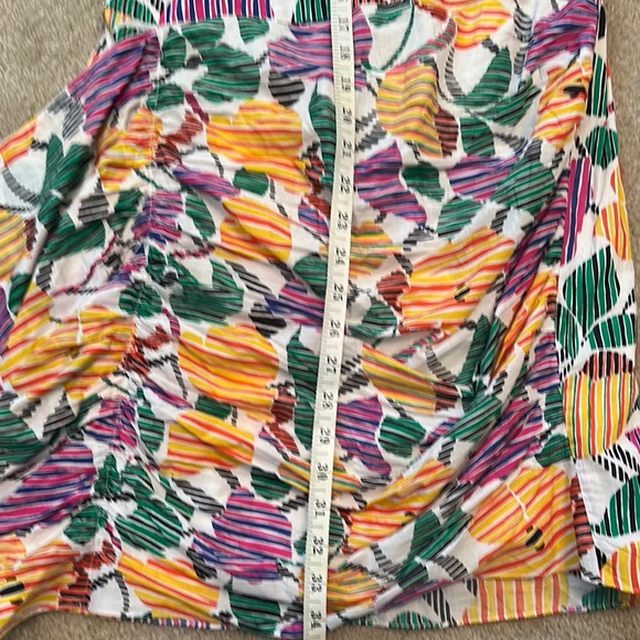 RHODE PIA Dress Formentera Flora Ruched Mini Dress Colorful Women’s 8 NWT - Picture 8 of 10